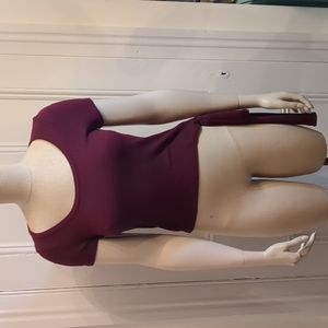 2/$20 NWOT PST Sweater Shirt Plum Medium unworn